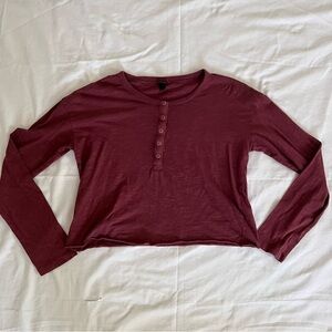 WILD fable long sleeve crop top xs